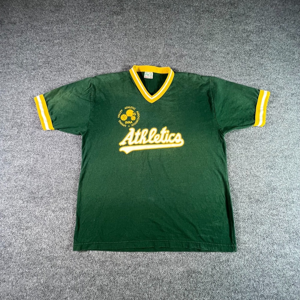 Vintage Gator Spring Valley Athletic Association Coach Jersey Mens XL Green